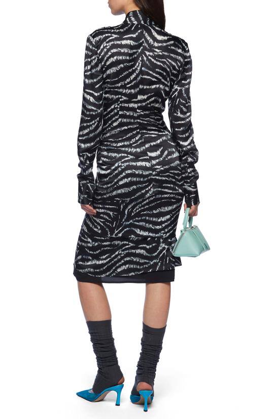 25SS 디 아티코 블라우스 250WCH00042VSE001PR 414 Black - THE ATTICO