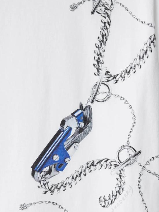  버버리 반팔 티셔츠 8089334 white - BURBERRY