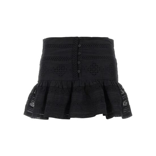  이자벨마랑에뚜왈 숏 스커트 ISABEL MARANT ETOILE 'Darine' 미니  여성 블랙