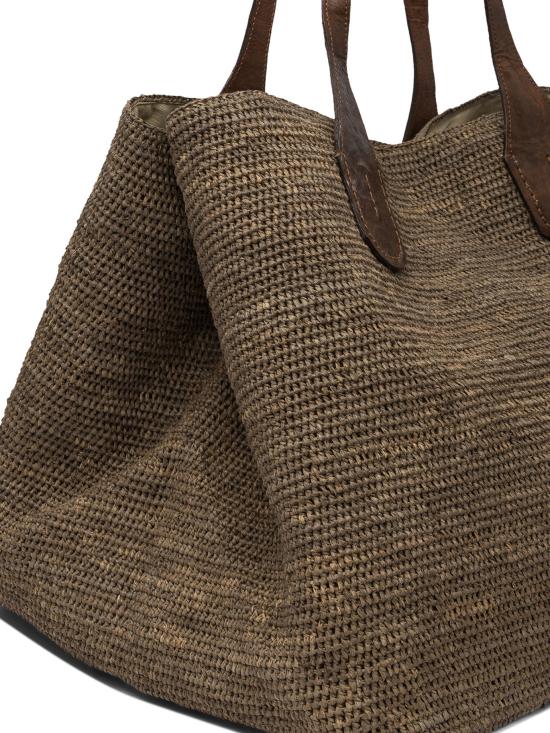 25SS 이벨리브 토트백 RIODARK TEA Brown - IBELIV