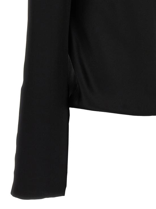  생로랑 긴팔 티셔츠 765331Y7G271000 Black - SAINT LAURENT