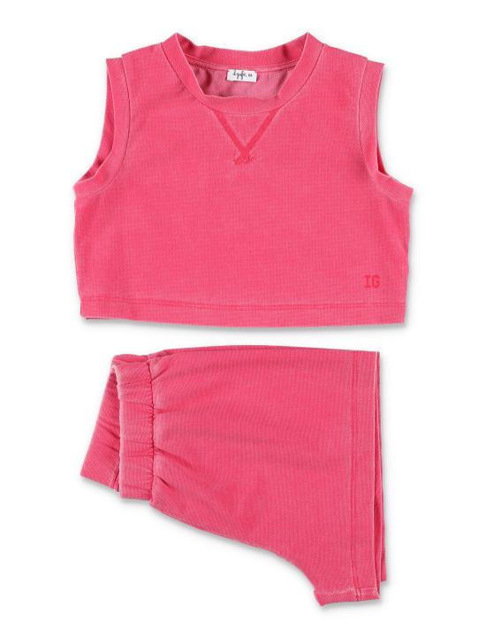 25SS [키즈] 일 구포 캐주얼 세트 DP547N0107 360 Fucsia