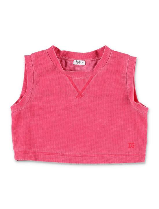 25SS [키즈] 일 구포 캐주얼 세트 DP547N0107 360 Fucsia - IL GUFO