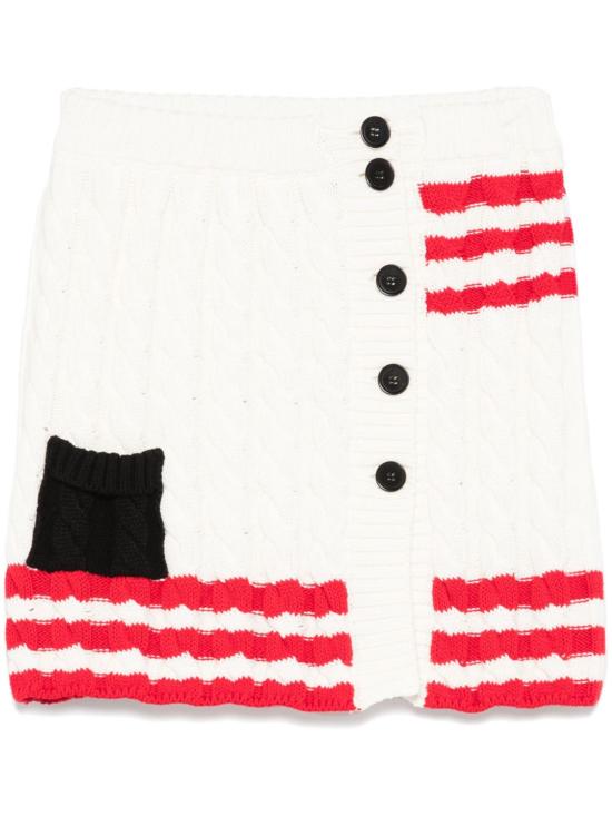 25SS 엠에스지엠 숏 스커트 3841MDD193 25727902A White