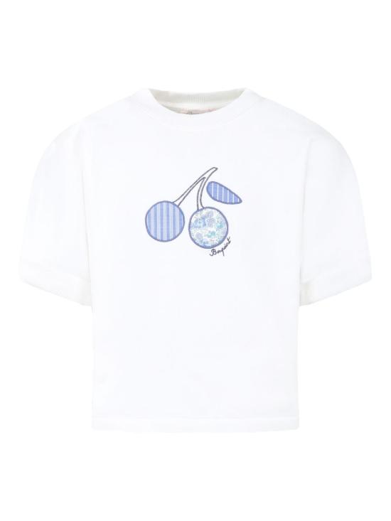 25SS [키즈] 봉쁘앙 티셔츠 S05GSWK00010 102 White