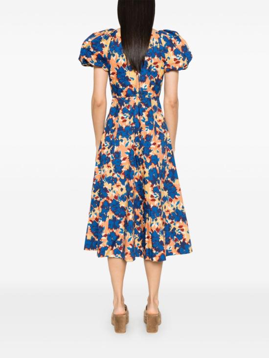 25SS 울라 존슨 미디 원피스 PS250122 WLDFL Blue - ULLA JOHNSON