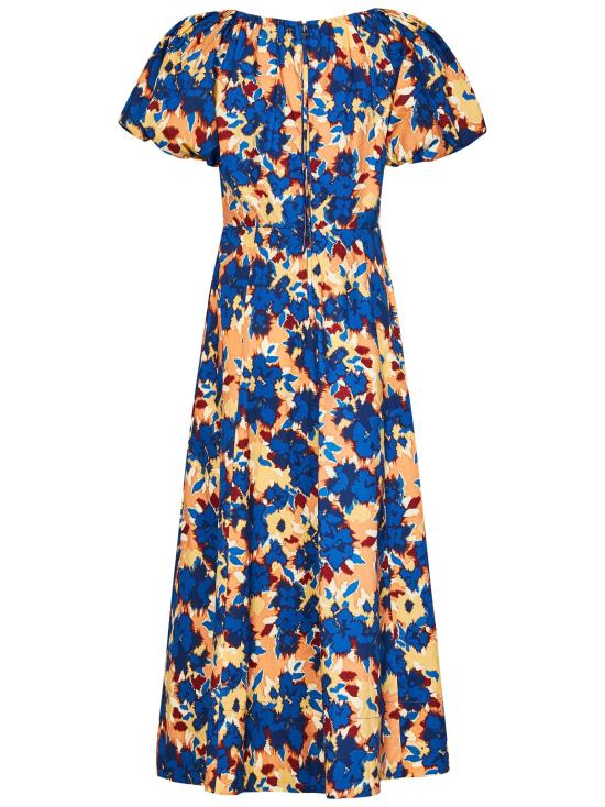 25SS 울라 존슨 미디 원피스 PS250122 WLDFL Blue - ULLA JOHNSON