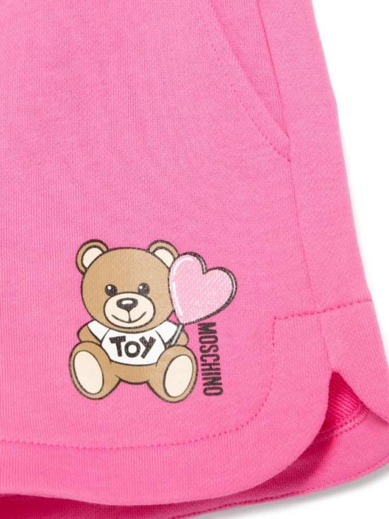 25SS [키즈] 모스키노 쇼츠/버뮤다 HDQ01M LCA52 50533 Fuchsia - MOSCHINO
