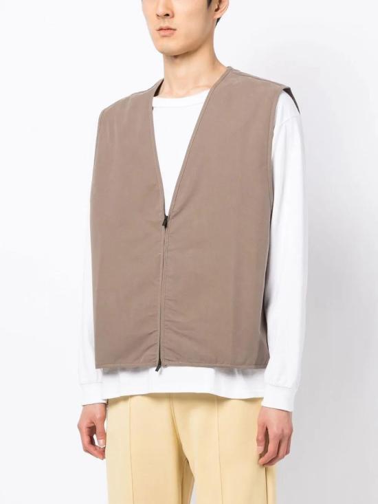  피어오브갓 니트 베스트 202SU222024F brown - FEAR OF GOD