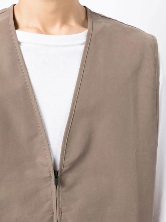  피어오브갓 니트 베스트 202SU222024F brown - FEAR OF GOD