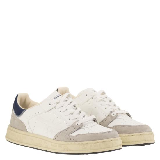 25SS 프리미아타 스니커즈 QUINN WHITE BLUE - PREMIATA