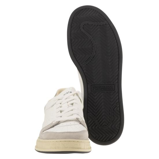 25SS 프리미아타 스니커즈 QUINN WHITE BLUE - PREMIATA