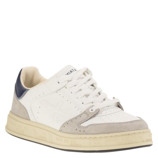 25SS 프리미아타 스니커즈 QUINN WHITE BLUE - PREMIATA