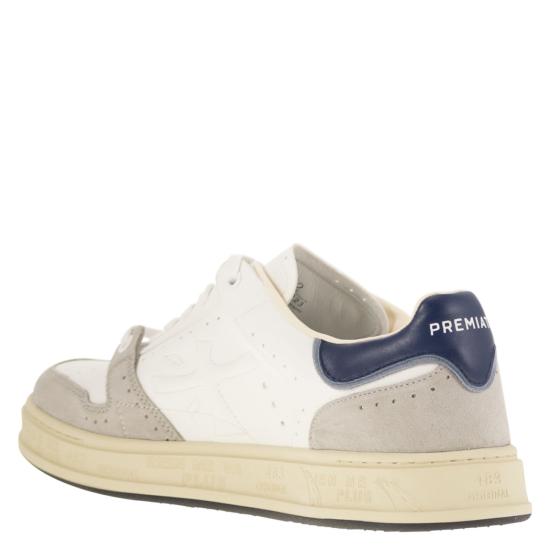 25SS 프리미아타 스니커즈 QUINN WHITE BLUE - PREMIATA