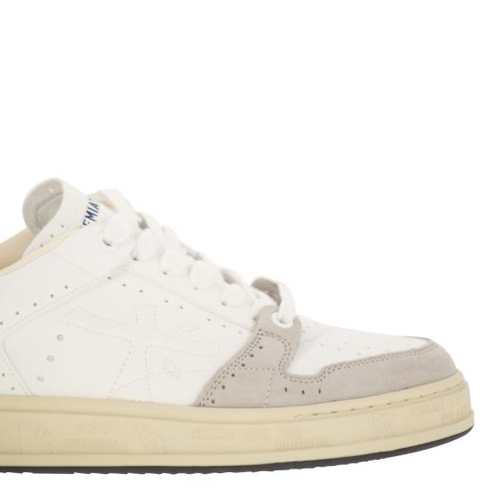 25SS 프리미아타 스니커즈 QUINN WHITE BLUE - PREMIATA