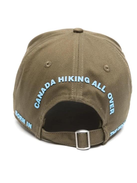  디스퀘어드2 모자 BCM088605C00001 olive green - DSQUARED2