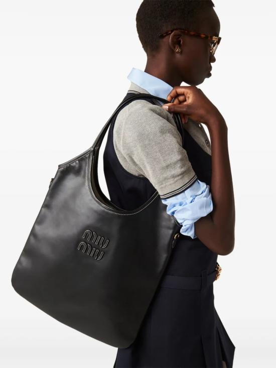 25FW 미우미우 숄더백 5BG2312CRWF0002 BLACK DOM - MIU MIU