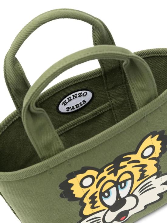  겐조 토트백 FF58SA910F35 khaki - KENZO
