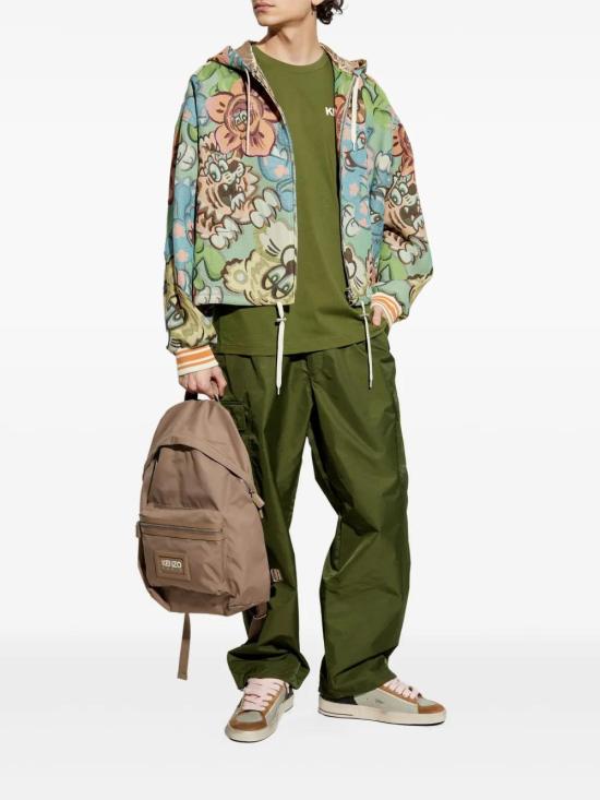  겐조 반팔 티셔츠 FF55TS4894SG green - KENZO