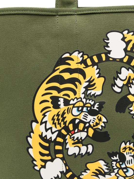  겐조 토트백 FF58SA911F37 khaki - KENZO