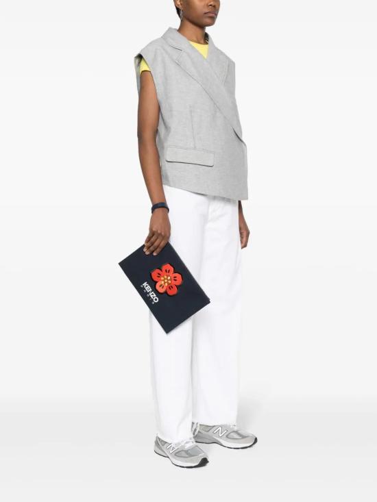  겐조 클러치/파우치 FD65PM902F34 navy - KENZO