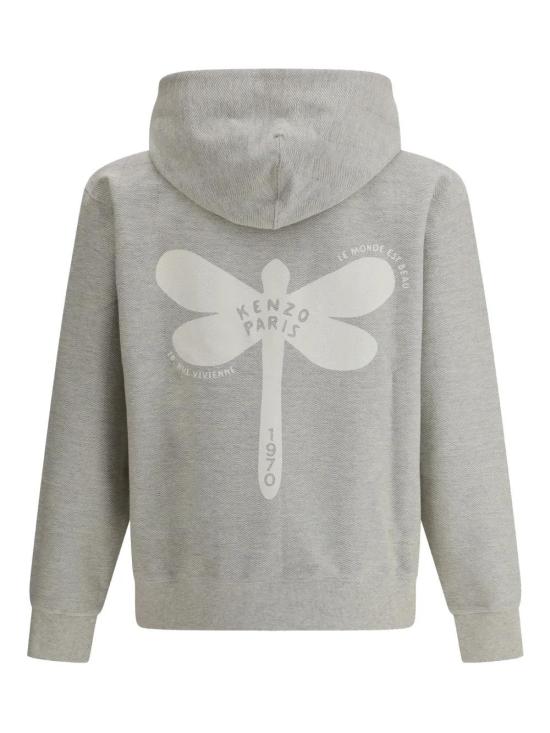  겐조 후드 티셔츠 FF55SW2574MX grey - KENZO