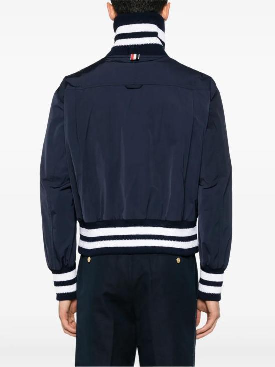  톰브라운 봄버 자켓 MJU235AF0725 navy - THOM BROWNE