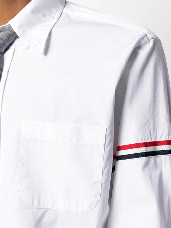  톰브라운 긴팔 셔츠 MWL150E00906 white - THOM BROWNE