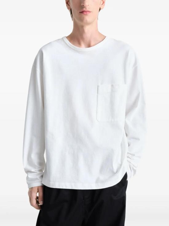  르메르 긴팔 티셔츠 TO1340LJ1010 white - LEMAIRE