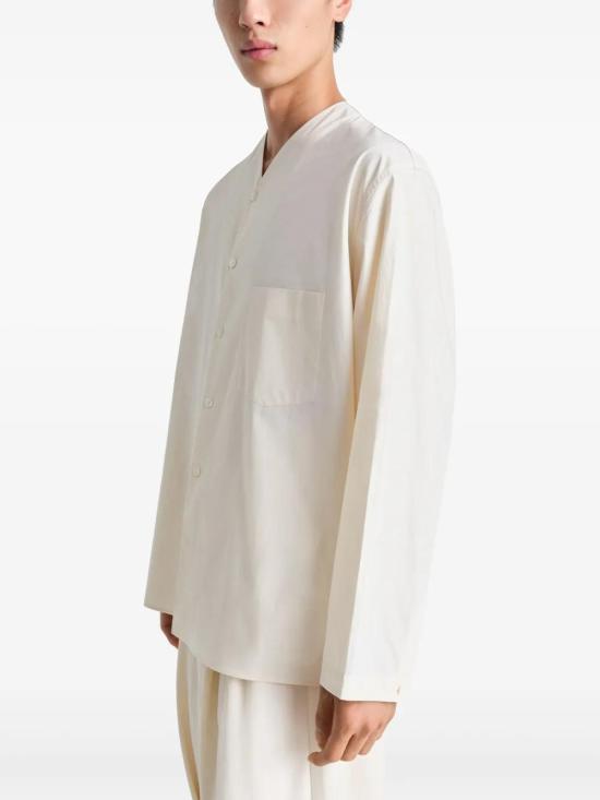  르메르 긴팔 셔츠 SH1144LF588 white - LEMAIRE