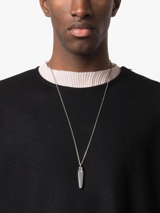  릭 오웬스 네크리스 RJ0000031MMT silver - RICK OWENS