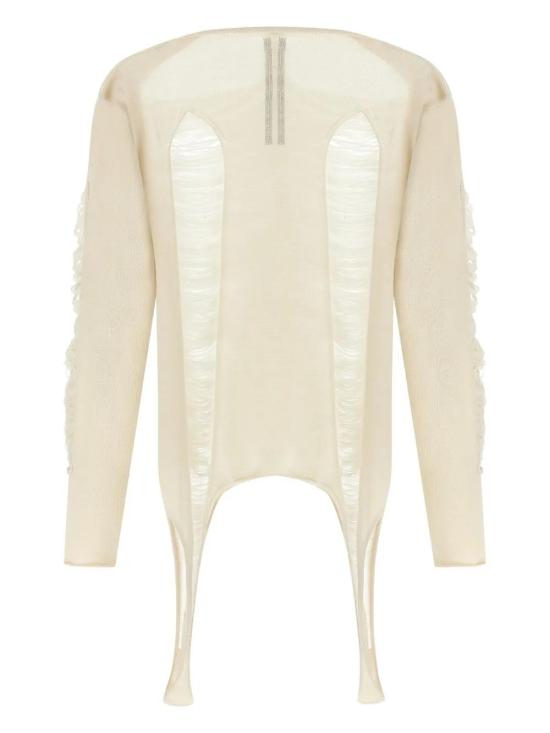  릭 오웬스 스웨터 RR01E5671KGRIDM41 white - RICK OWENS