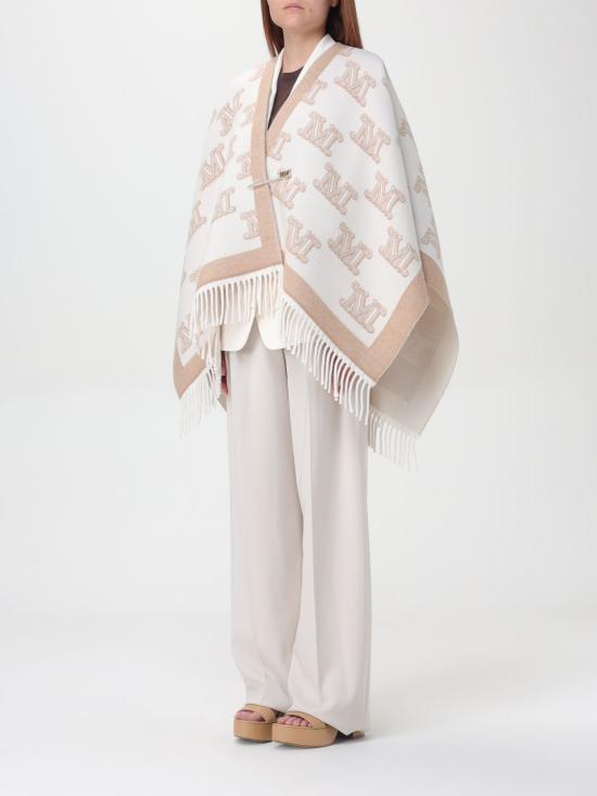 25FW 막스마라 스튜디오 케이프 2426736011600 005 Cream - MAX MARA STUDIO