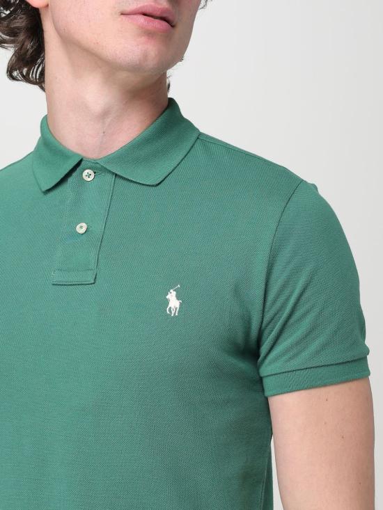 25FW 폴로 랄프로렌 폴로 티셔츠 710680784 427 Grass Green - POLO RALPH LAUREN