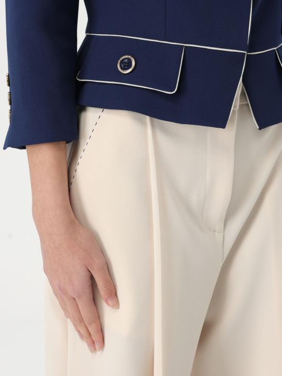 25FW 엘리자베타프랜치 자켓 GIT51 DN9 Blue - ELISABETTA FRANCHI