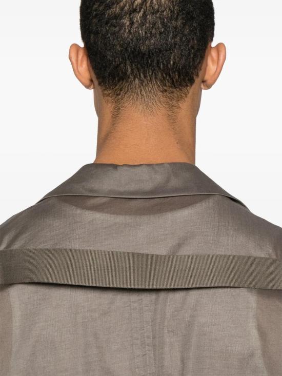  릭 오웬스 반팔 셔츠 RU01E5298CV taupe - RICK OWENS