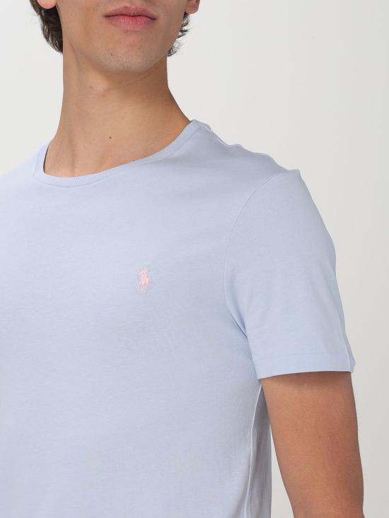 25FW 폴로 랄프로렌 반팔 티셔츠 710671438 418 Gnawed Blue - POLO RALPH LAUREN