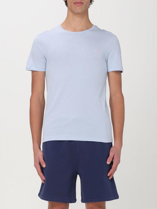 25FW 폴로 랄프로렌 반팔 티셔츠 710671438 418 Gnawed Blue