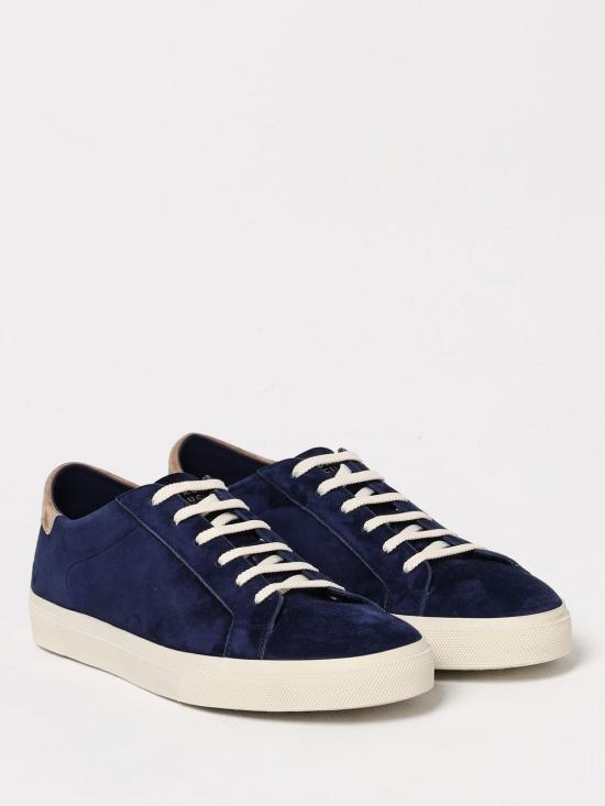 25FW 브루넬로 쿠치넬리 스니커즈 MZUCHHP330 CQE72 Blue - BRUNELLO CUCINELLI