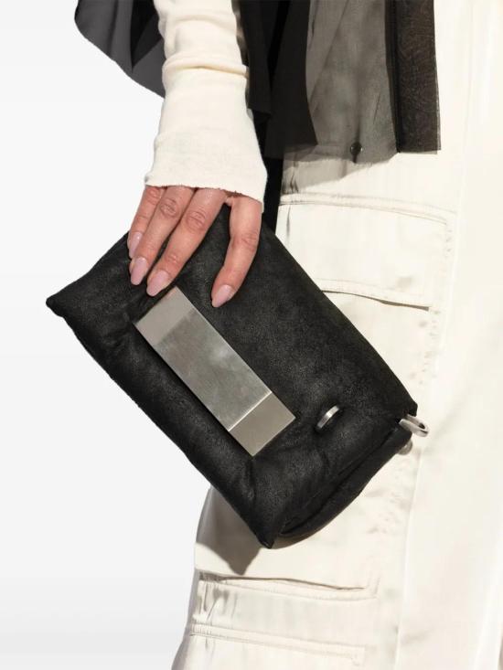  릭 오웬스 크로스백 RA01E0645LBAPA black - RICK OWENS