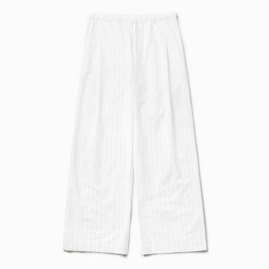 25SS 1989 스튜디오 스트레이트 팬츠 S03WDE001FAB002 White