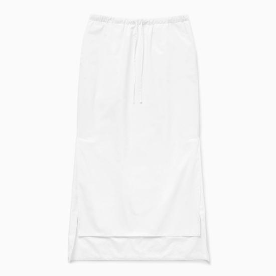 25SS 1989 스튜디오 롱 스커트 S03WDF001FAB001 White