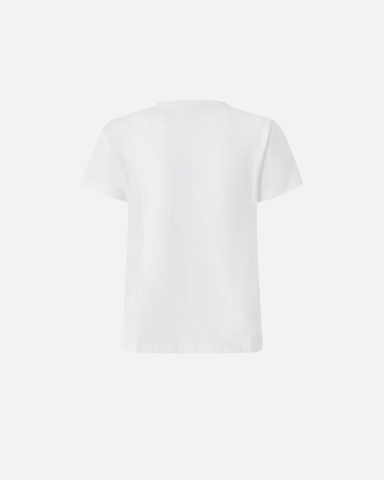  핑코 반팔 티셔츠 100535A2G7 Z05 Bianco biancaneve - PINKO