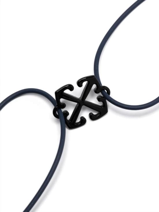  오프화이트 브레이슬릿 OMOA10AC99MET0014510 navy - OFF WHITE