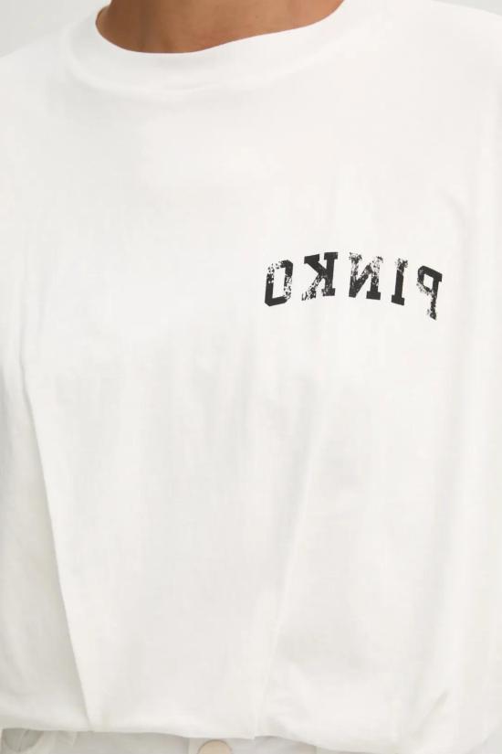  핑코 반팔 티셔츠 104257A2C0 Z05 Bianco biancaneve - PINKO