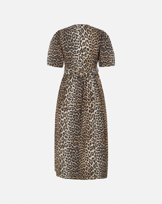 25FW 가니 미디 원피스 W0373 943 Brown - GANNI