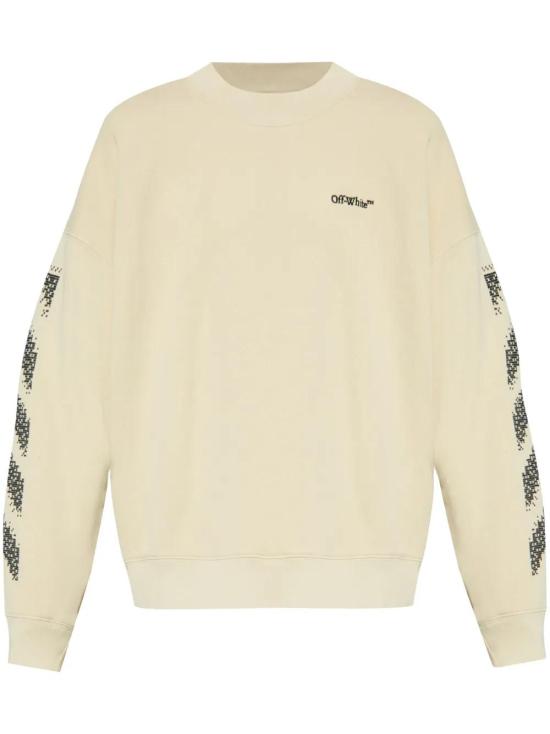  오프화이트 긴팔 티셔츠 OMBA054F24FLE0036110 beige