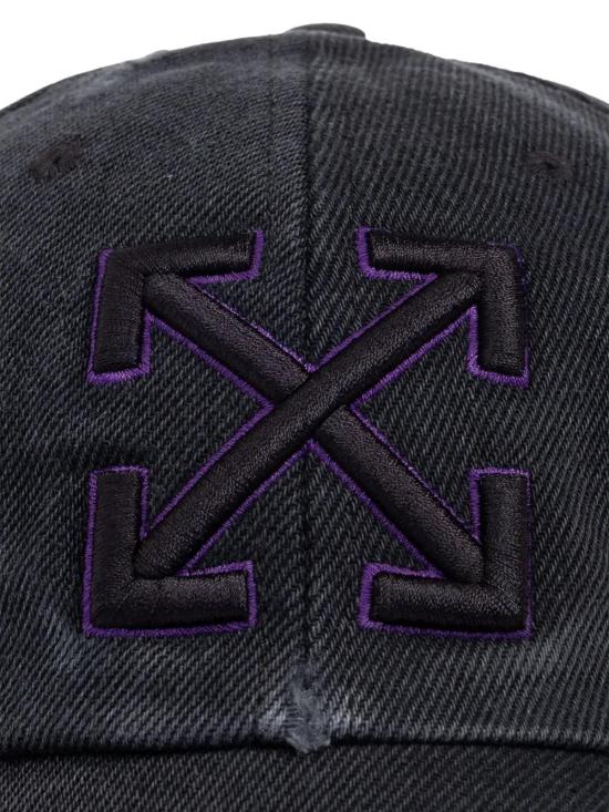  오프화이트 모자 OMLA049S25DEN0021049 black - OFF WHITE