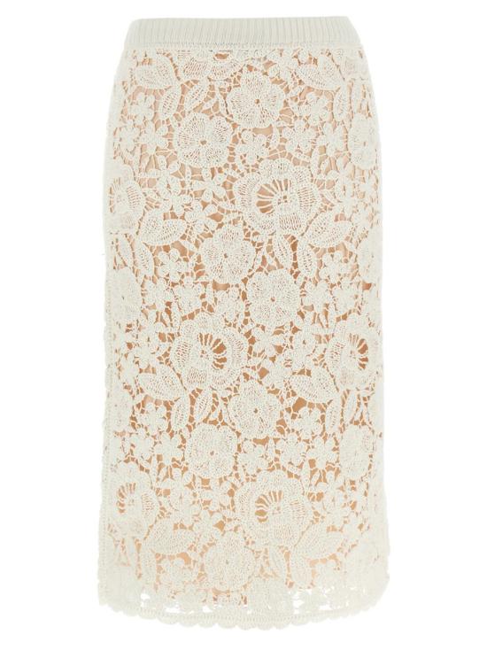 25SS 파로쉬 숏 스커트 D560617COPPER002 WHITE - PAROSH