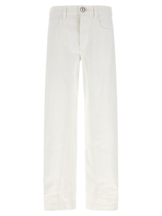  질샌더 데님 팬츠 J04KA0115J46463102 WHITE